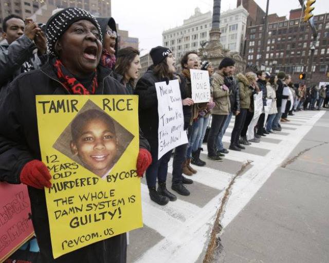 Cleveland Tamir Rice vigil